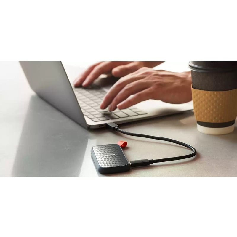 SanDisk SDSSDE30-2T00-G25 2 TB Portable Solid State Drive - External - Thumbnail 2