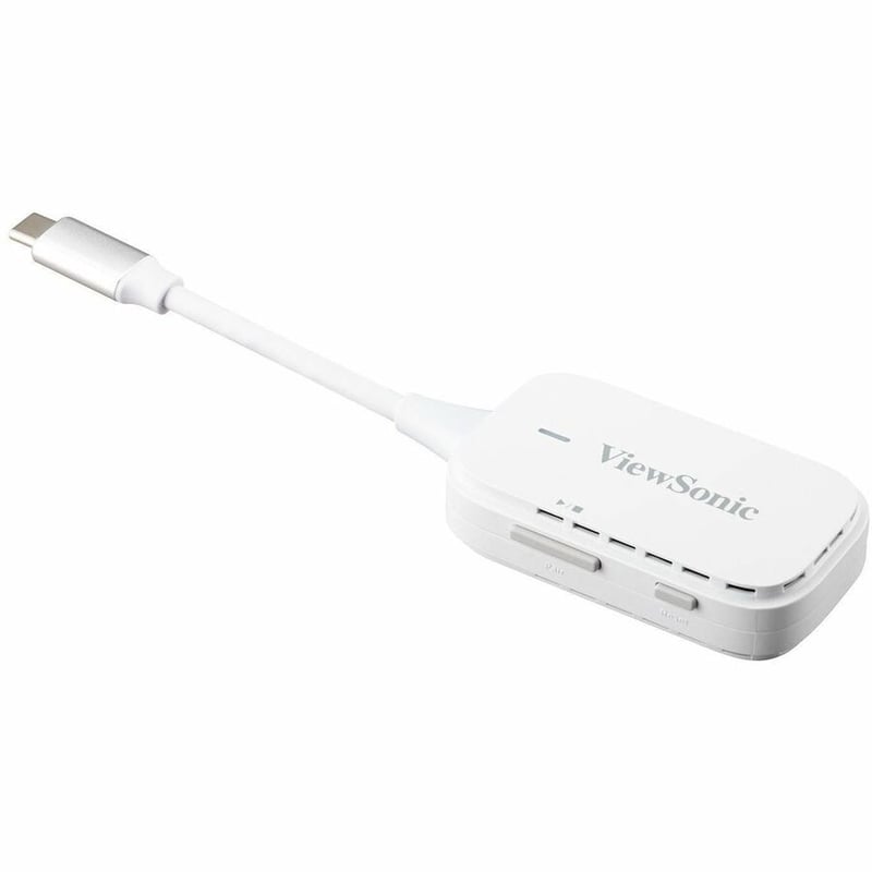 ViewSonic PJ-WPD-700 Wireless Screen Casting Kit w/ 1080p Support, USB-C, HDMI Inputs for Plug-and-Play Functionality - Thumbnail 4