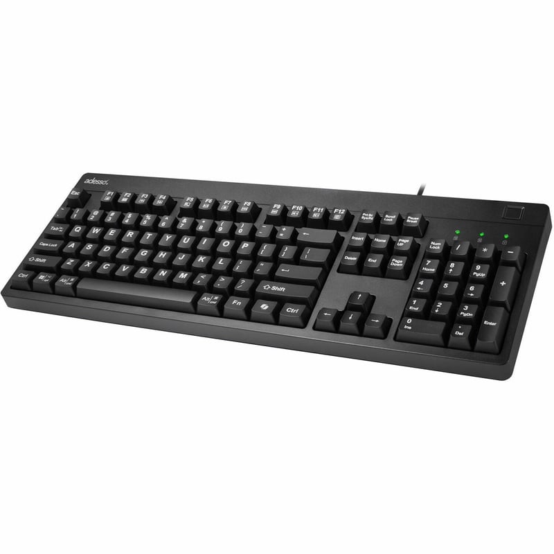 FINGERPRINT KEYBOARD TAA AES 256 ENCRYPTED/ANTIMICROBIAL - Thumbnail 1