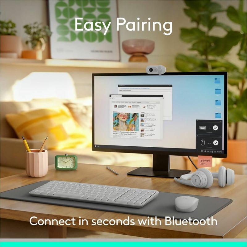 MK250 WIRELESS KB COMBO BLUETOOTH (OFF-WHITE) - Thumbnail 2