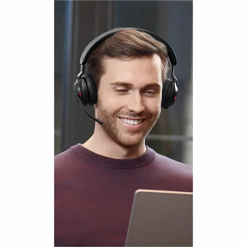 JABRA EVOLVE2 65 LINK390C UC STEREO STD BLK - Thumbnail 5