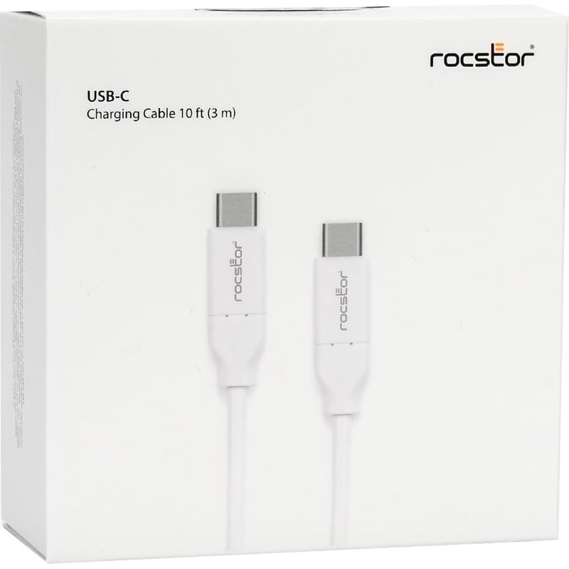 Rocstor Premium USB-C Charging Cable Up to 100W Power Delivery - Thumbnail 5