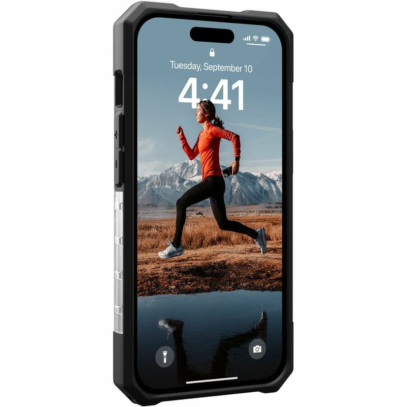 Urban Armor Gear Plasma iPhone 15 Case - Ice - Thumbnail 5