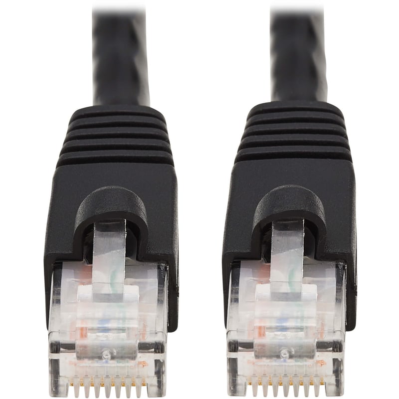Eaton Tripp Lite Series Cat6a 10G Snagless UTP Ethernet Cable (RJ45 M/M), Black, 25 ft. (7.62 m) - Thumbnail 1