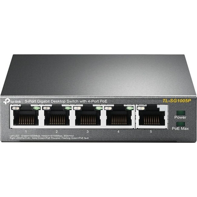 TP-Link TL-SG1005P - 5-Port Gigabit PoE Switch - Thumbnail 1