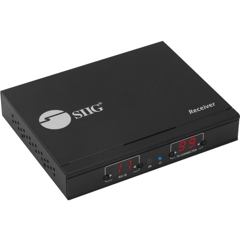 SIIG HDMI 2.0 4K60Hz Over IP Extender / Matrix with IR - Decoder (RX) - Thumbnail 1