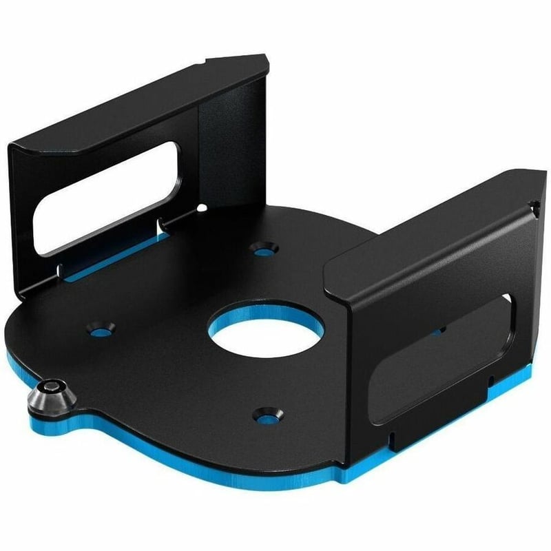 Rack Solutions Wall Mount for Docking Station - Black - TAA Compliant - Thumbnail 5