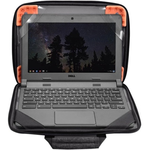 Higher Ground Shuttle 3.0 Carrying Case for 15" Notebook, Chromebook - Gray - Thumbnail 4