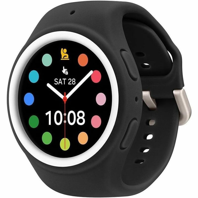 Samsung Galaxy Watch Kids Band, Black/White - Thumbnail 4