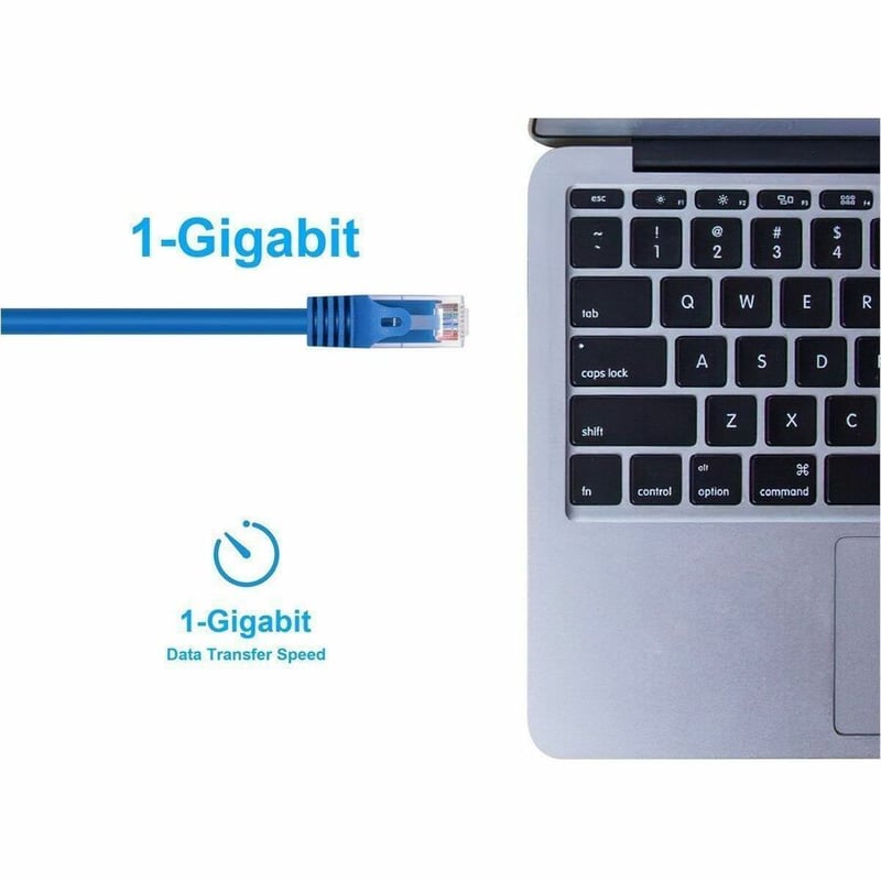CAT5E 24AWG UTP PATCH CABLE_ 5FT BLUE - Thumbnail 5