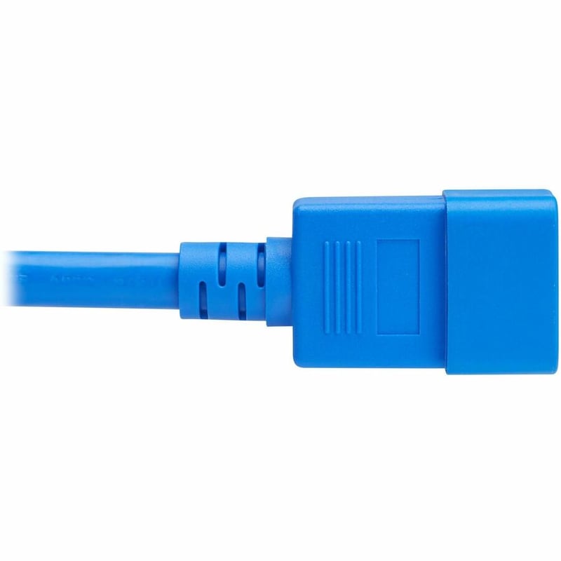 POWER CORD C20 C21 HEAVY-DUTY 20A 250V 12 AWG 2.5FT BLUE - Thumbnail 5