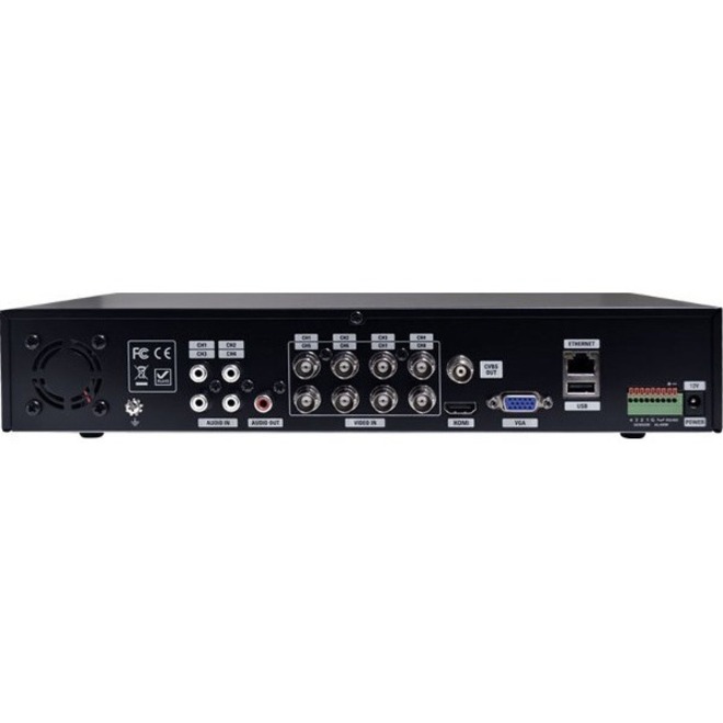 Speco 4 Channel High Megapixel HD-TVI DVR - 4 TB HDD - Thumbnail 2