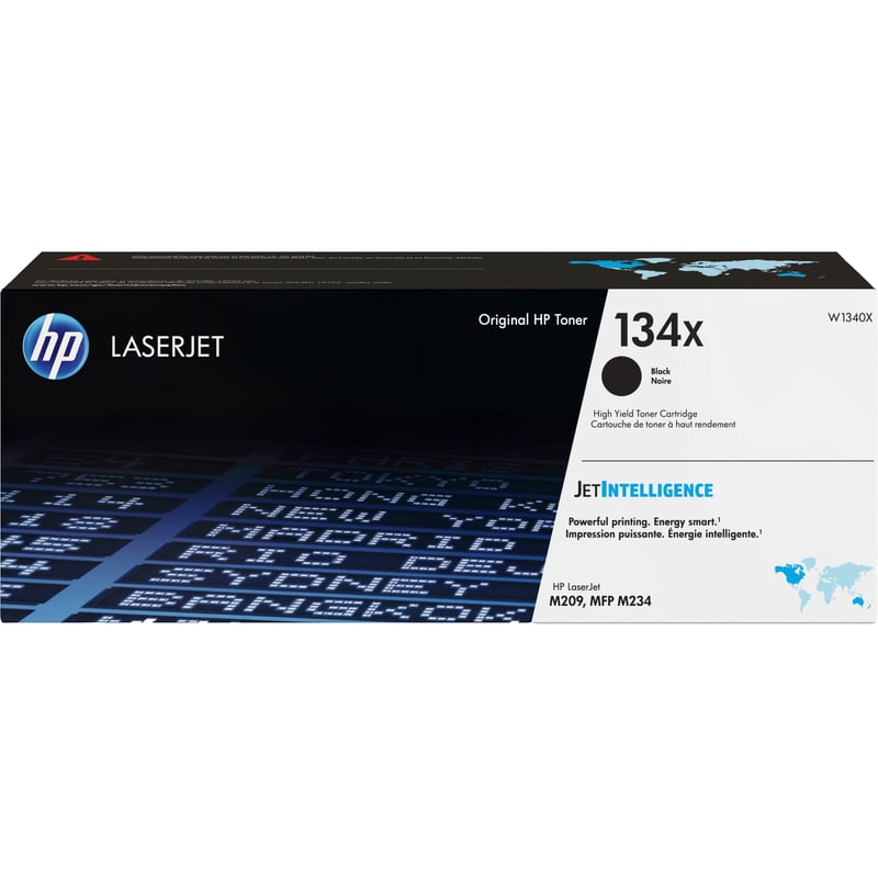 HP 134X Original High Yield Laser Toner Cartridge - Black Pack - Thumbnail 1