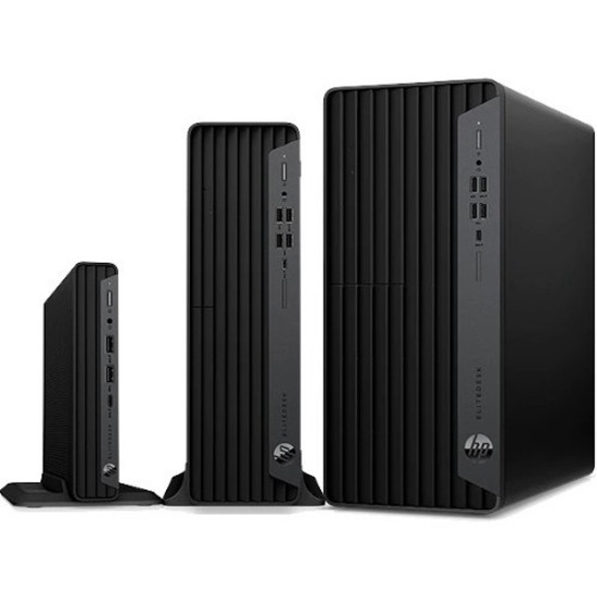 HP EliteDesk 805 G6 Desktop Computer - AMD Ryzen 5 PRO 4650G - 8 GB - 256 GB SSD - Mini PC - Thumbnail 3