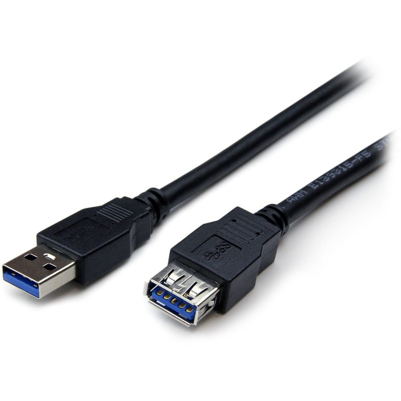 StarTech.com 6 ft Black SuperSpeed USB 3.0 (5Gbps) Extension Cable A to A - M/F - Thumbnail 1