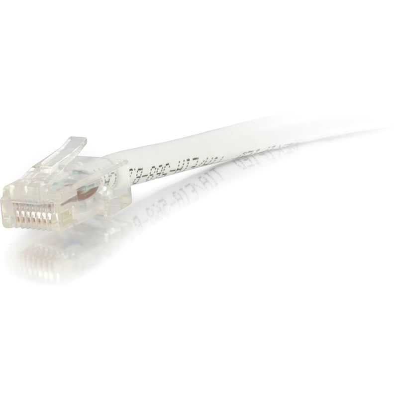 C2G 1ft Cat6 Non-Booted Unshielded (UTP) Network Patch Cable - White - Thumbnail 2