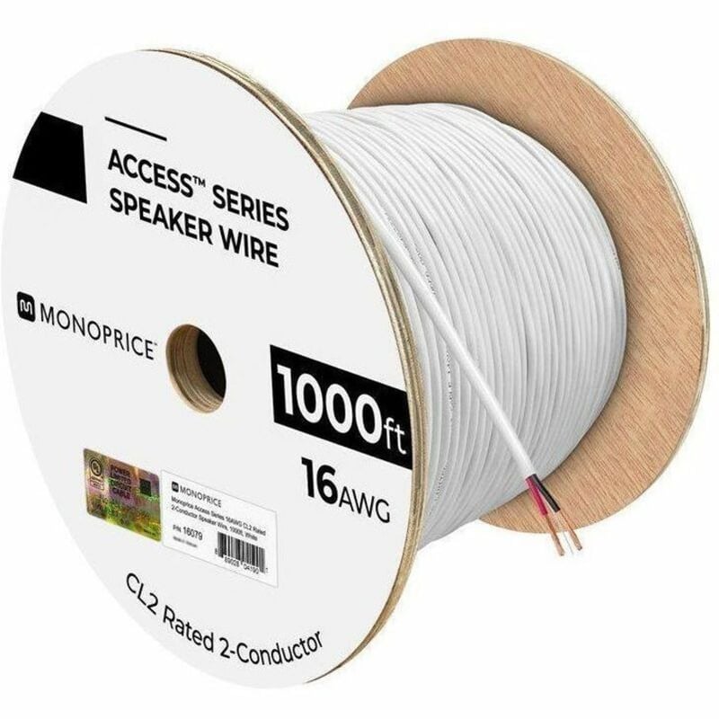 SPEAKER WIRE 16AWG CL3 2-CONDUCTOR_1000 - Thumbnail 4