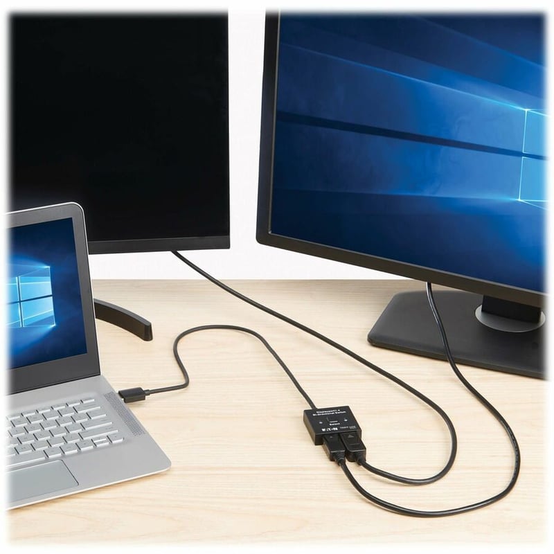 2X1 BIDIRECT DISPLAYPORT SWITCH 4K120HZ 8K30HZ HDR HDCP PASSTHROUGH - Thumbnail 2