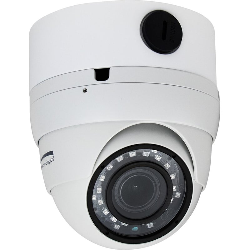 Speco H5T1M 5 Megapixel Indoor/Outdoor Surveillance Camera - Color - Turret - White - Thumbnail 2