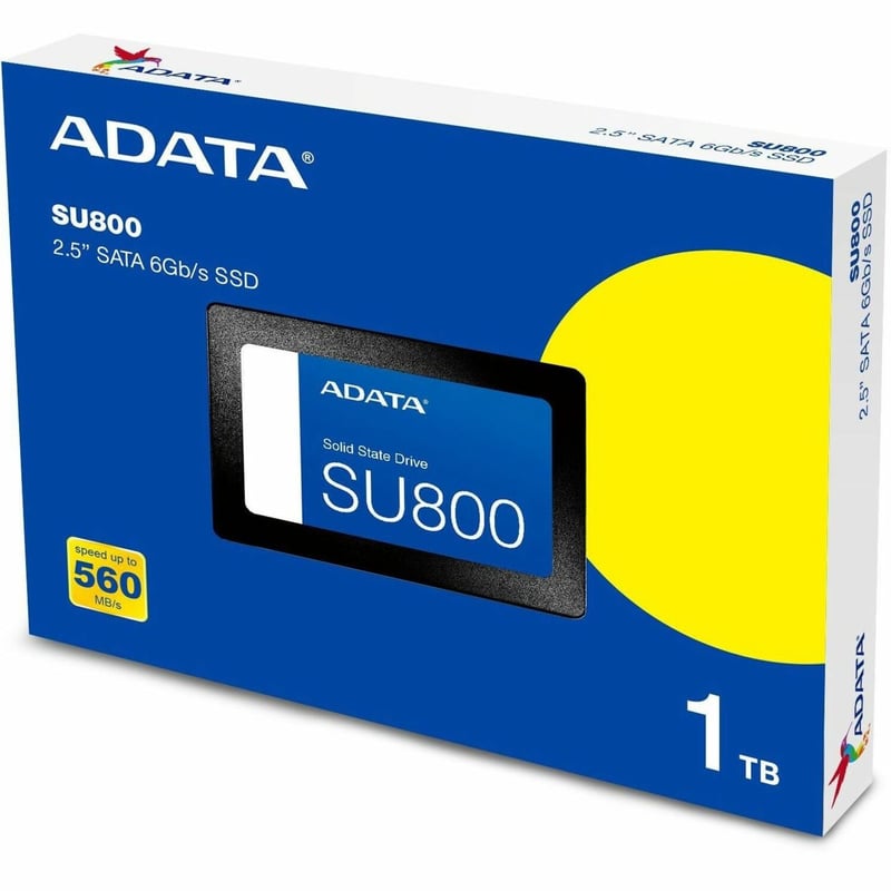 Adata Ultimate SU800 1 TB Solid State Drive - 2.5" Internal - SATA (SATA/600) - Black - Thumbnail 1