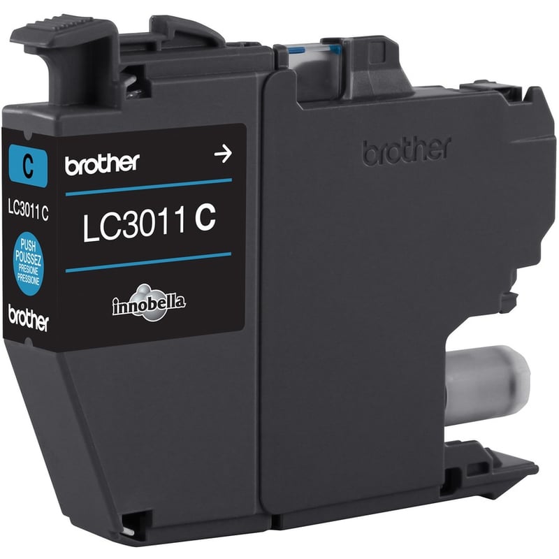 Brother LC3011C Original Standard Yield Inkjet Ink Cartridge - Single Pack - Cyan - 1 Each - Thumbnail 3