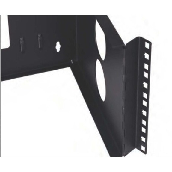 4XEM 3U Wall Mount for Rackmount Equipment, Network Equipment - Black - Thumbnail 2