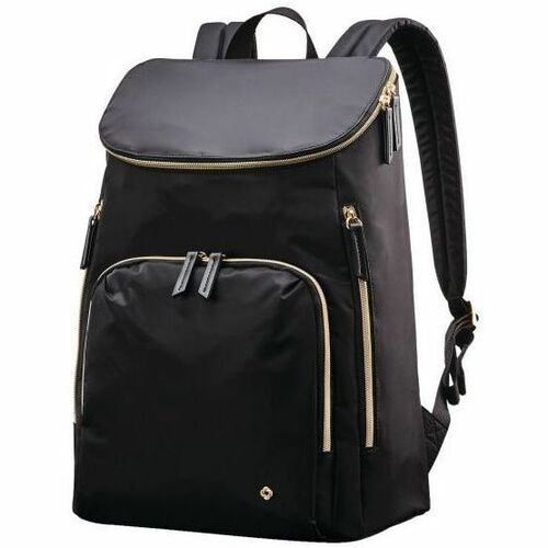 Samsonite Carrying Case (Backpack) for 9.7" to 15.6" Notebook - Black - Thumbnail 1