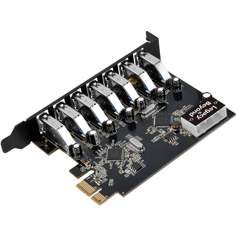 SIIG USB 3.0 7-Port Ext PCIe Host Adapter - Thumbnail 2