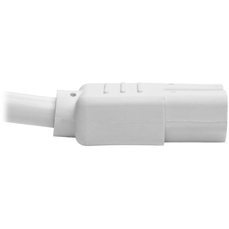 Eaton Tripp Lite Series Power Cord C14 to C15 - Heavy-Duty, 15A, 250V, 14 AWG, 3 ft. (0.91 m), White - Thumbnail 4