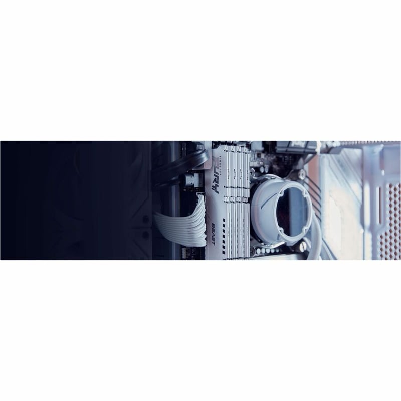 32GB 6400MT/S DDR5 CL32 DIMM FURY BEAST WHITE EXPO - Thumbnail 4