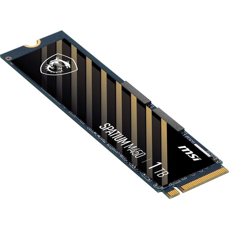 MSI SPATIUM M450 1 TB Solid State Drive - M.2 2280 Internal - PCI Express NVMe (PCI Express NVMe 4.0 x4) - Thumbnail 2