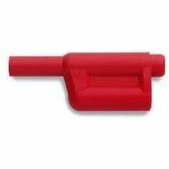 Pomona Do-It-Yourself 4mm Stackable Banana Plug, Red - Thumbnail 2