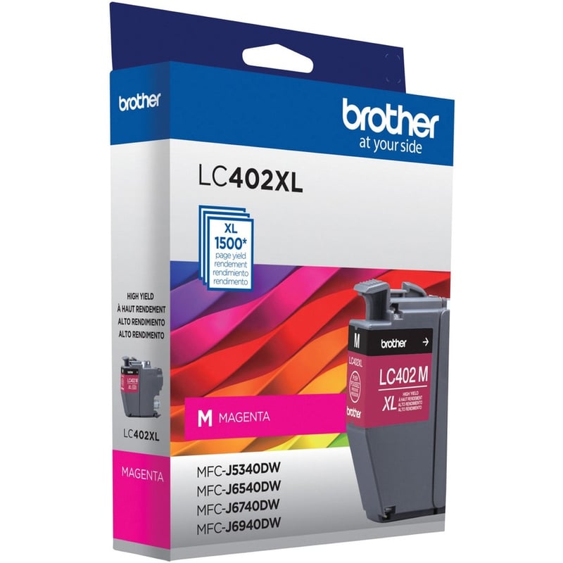 Brother LC402XLMS Original High Yield Inkjet Ink Cartridge - Magenta Pack - Thumbnail 4