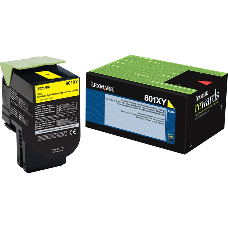 Lexmark Unison 801XY Toner Cartridge - Thumbnail 1
