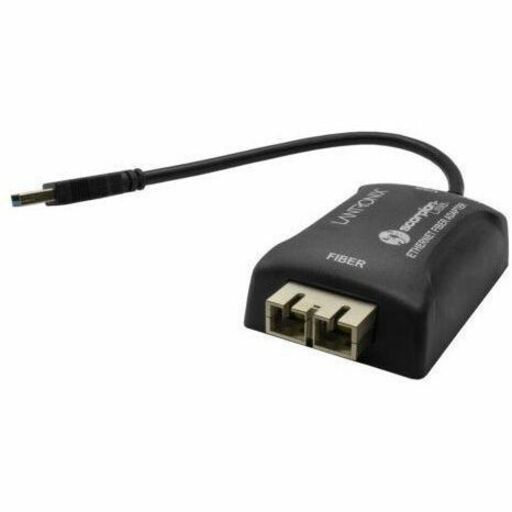 Transition Networks USB 3.0 to Ethernet 100/1000Base-X Open SFP Slot - Thumbnail 2