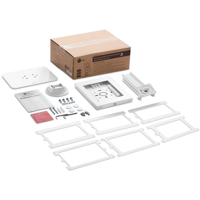 SIIG Lockable Countertop Kiosk Stand for iPad - Thumbnail 2