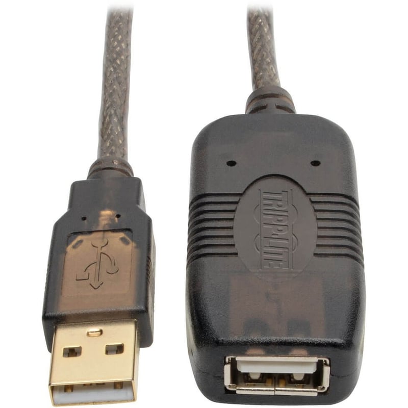 Tripp Lite by Eaton USB 2.0 Active Extension Repeater Cable (A M/F) 25 ft. (7.62 m) - Thumbnail 1