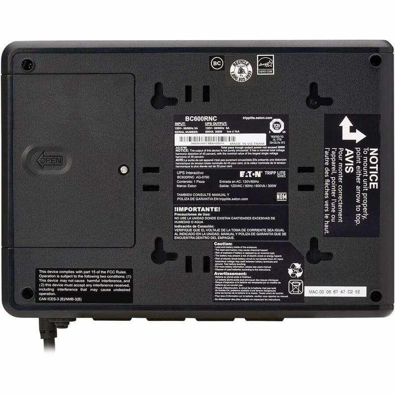 CLOUD UPS 600VA 300W 120V REMOTE MONITORING BATTERY BACKUP - Thumbnail 5
