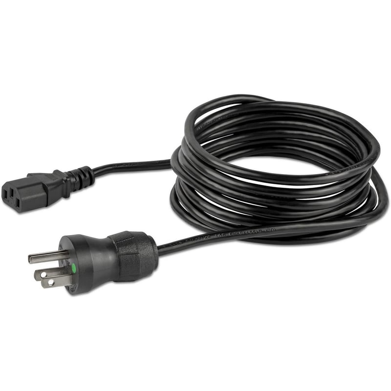 StarTech.com 10ft (3m) Hospital Grade Power Cord, 18AWG, NEMA 5-15P to C13, 10A 125V, Green Dot Medical Power Cable, Monitor Power Cable - Thumbnail 5