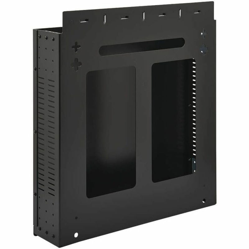 Tripp Lite by Eaton SmartRack 2U Low-Profile Vertical-Mount Vented Wall-Mount Mini Rack Enclosure, Black - Thumbnail 4