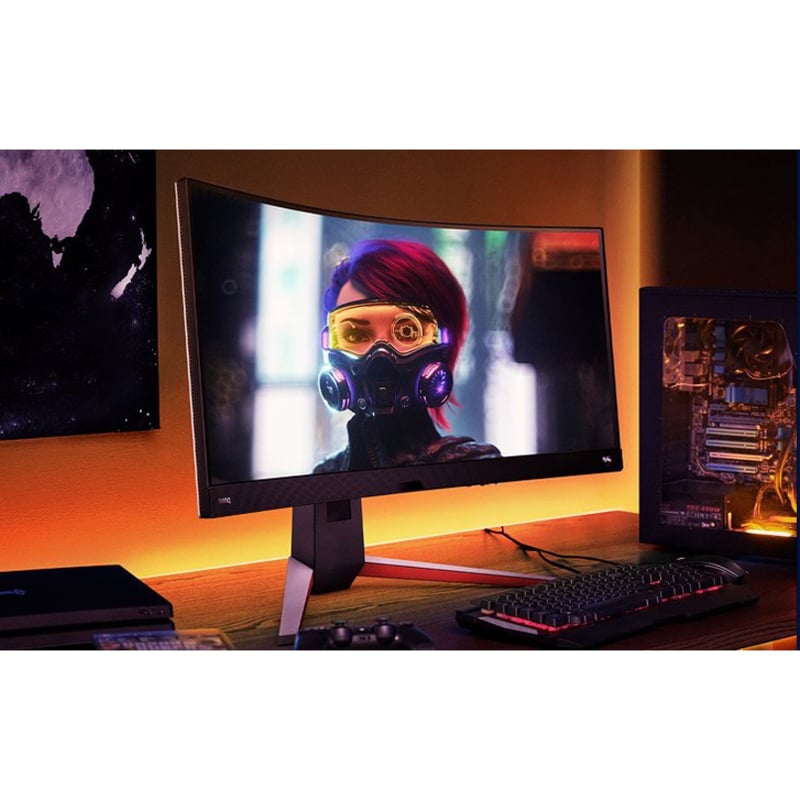 BenQ MOBIUZ EX3410R 34" Class UW-QHD Curved Screen Gaming LED Monitor - 21:9