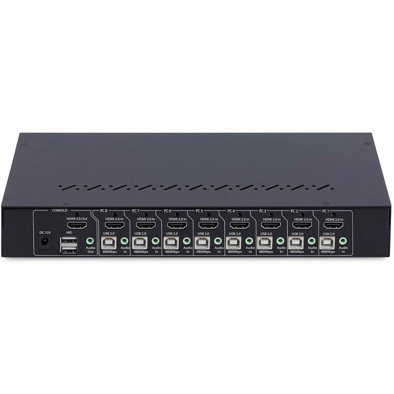 8-PORT RACK MOUNT KVM SWITCH - HDMI 2.0 KVM 4K 60HZ - Thumbnail 5