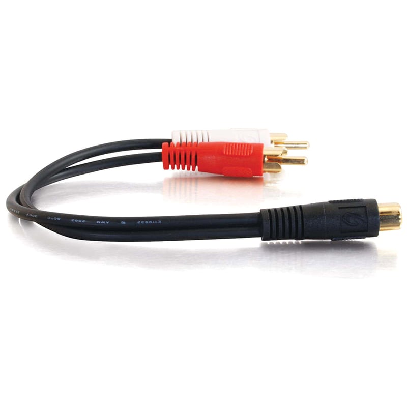 RCA FEMALE TO 2 RCA MALE Y-CBL - Thumbnail 3