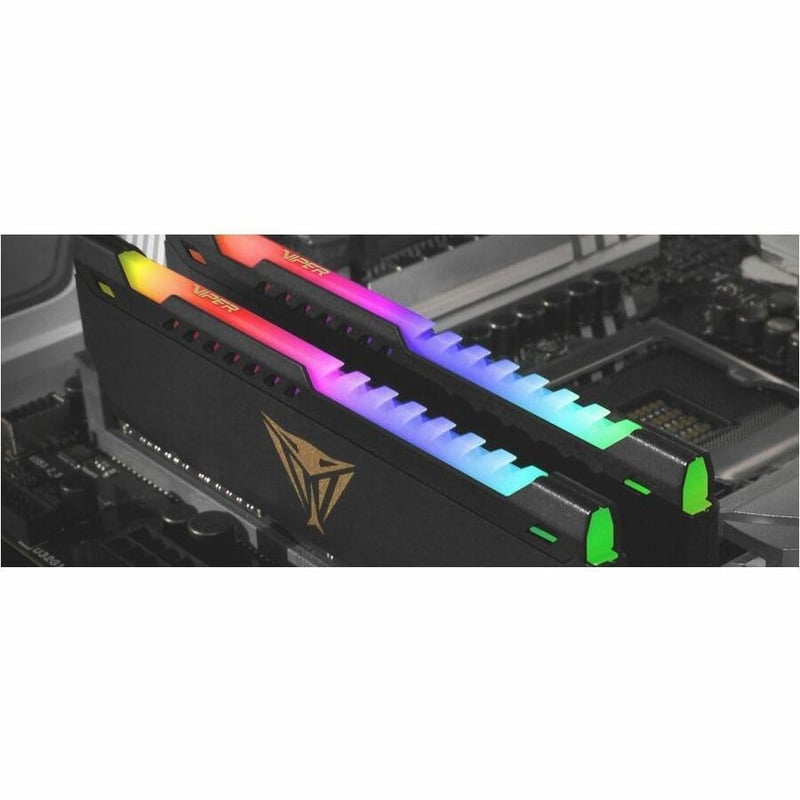 PATRIOT V4S RGB 16GB 3600MT/S CL18 VIPER STEEL RGB BLACK HS KIT - Thumbnail 3