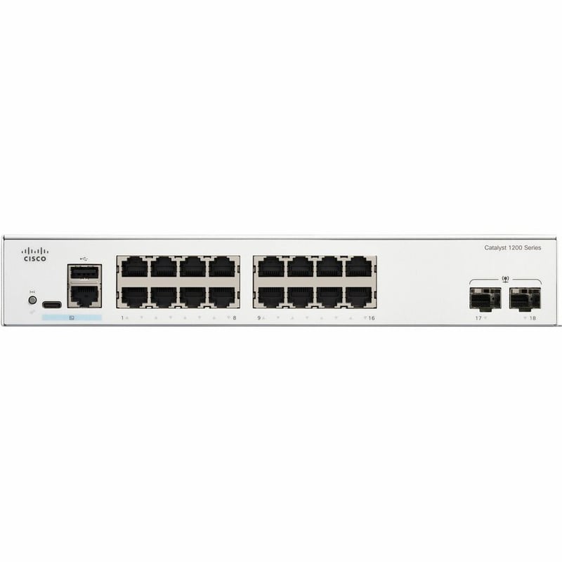 CATALYST 1200 16-PORT GE, 2X1G SFP REMANUFACTURED - Thumbnail 2
