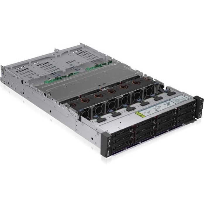 Lenovo ThinkSystem SR665 7D2V100ANA 2U Rack Server - 1 EPYC 73F3 3.50 GHz - 32 GB RAM - 1.92 TB SSD - (1 x 1.92TB) SSD Configuration - Serial ATA, 12Gb/s SAS Controller - Thumbnail 4