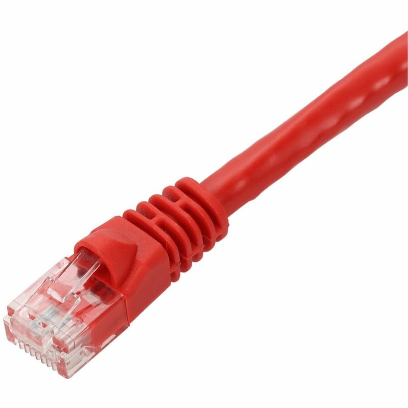 AddOn 30ft RJ-45 (Male) to RJ-45 (Male) Straight Red Cat6 UTP PVC Copper Patch Cable - Thumbnail 2