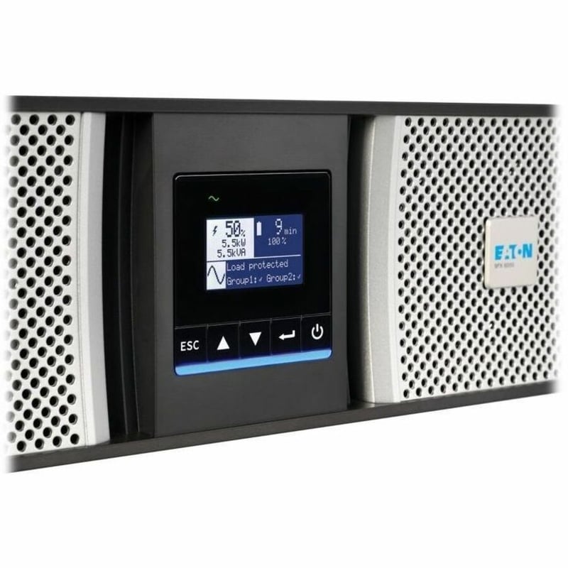 Eaton 9PX G2 11000VA 11000W 208/120V Online Double-Conversion UPS - Hardwired Input, 8x 5-20R, 4x L6-30R, 2x L14-30R or Hardwired Output, Cybersecure Network Card, Extended Run, 7U Rack/Tower - Thumbnail 4