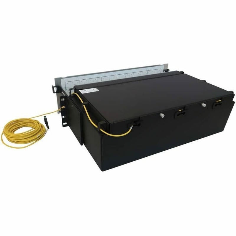 Eaton Tripp Lite Series Preloaded Fiber Patch Panel, 3U - 24x (12F MTP/MPO-APC to 4x LC Duplex F/F) 8F Trunk Cables, OS2 Singlemode, 10 m (32.8 ft.) - Thumbnail 5