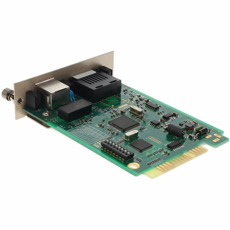 AddOn 10/100Base-TX(RJ-45) to 100Base-LX(SC) SMF 1310nm 20km Media Converter Card for our rack or Standalone Systems - Thumbnail 3
